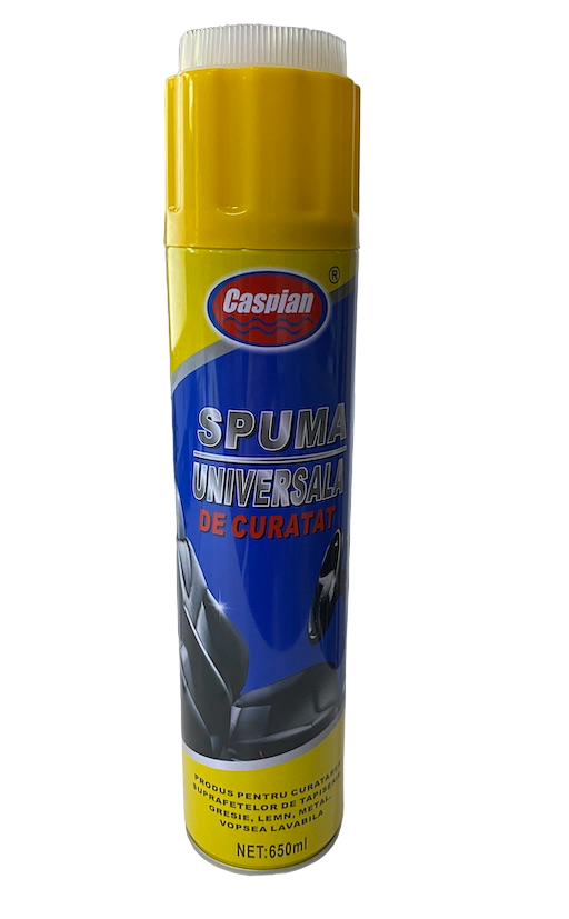 Spray CASPIAN cu spuma activa pentru curatat tapiterie 650ml 